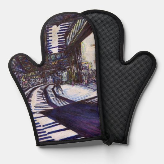 De piano stofzuigen ovenwant (Voorkant / Achterkant)