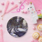 De piano stofzuigen papieren bordje (Feest)