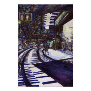 De piano stofzuigen perfect poster