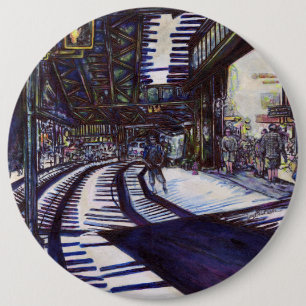 De piano stofzuigen ronde button 6,0 cm
