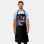 De piano stofzuigen schort (Gedragen)