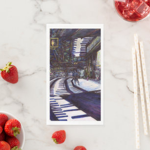 De piano stofzuigen servet