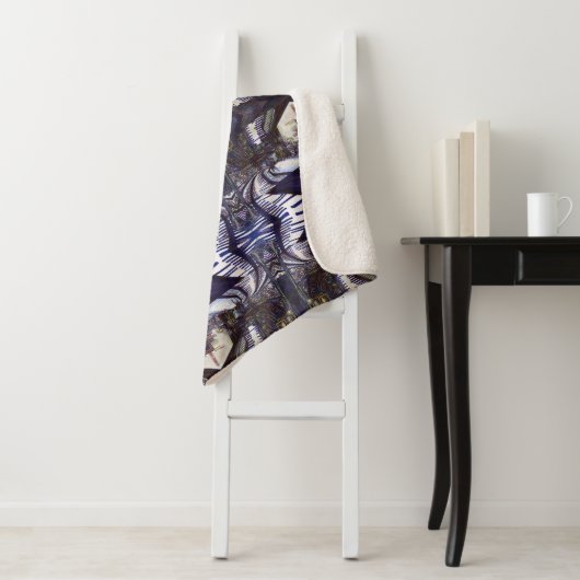 De piano stofzuigen sherpa deken (In situ)