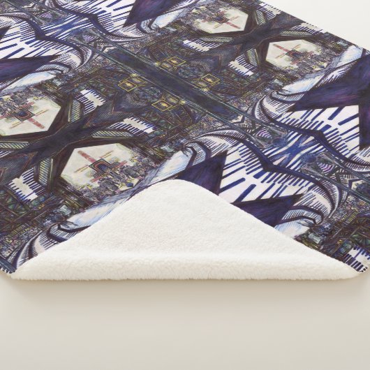 De piano stofzuigen sherpa deken (3/4)