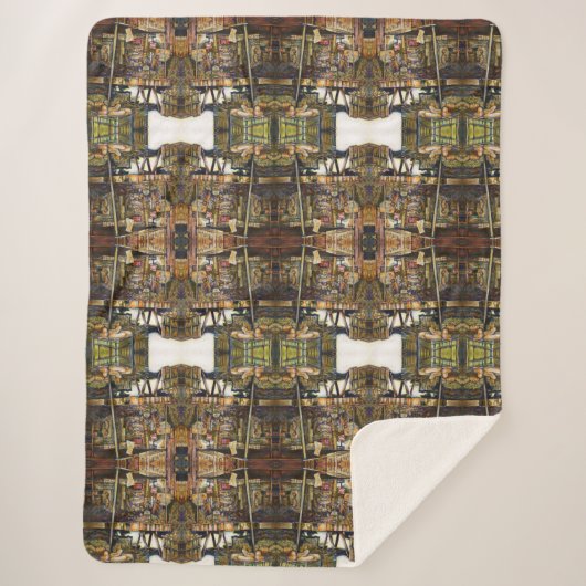 De piano stofzuigen sherpa deken (Voorkant)