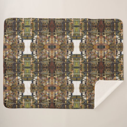 De piano stofzuigen sherpa deken (Voorkant (horizontaal))