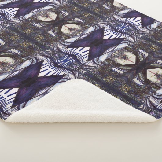 De piano stofzuigen sherpa deken (3/4)