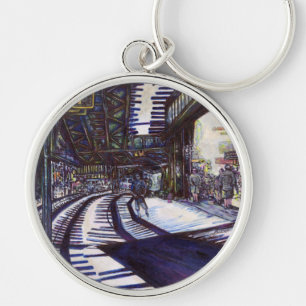 De piano stofzuigen sleutelhanger