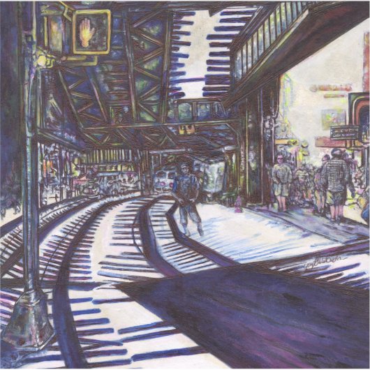 De piano stofzuigen sticker (Voorkant)