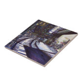 De piano stofzuigen tegeltje (Zijkant)