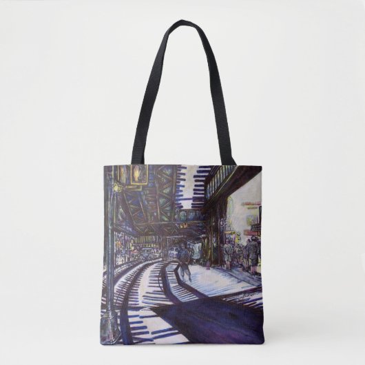 De piano stofzuigen tote bag (Voorkant)