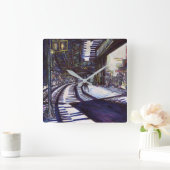 De piano stofzuigen vierkante klok (Huis)