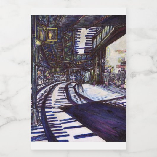 De piano stofzuigen voedselcontainer etiket (Enkel label)