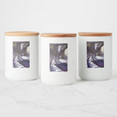 De piano stofzuigen voedselcontainer etiket (Flessen)