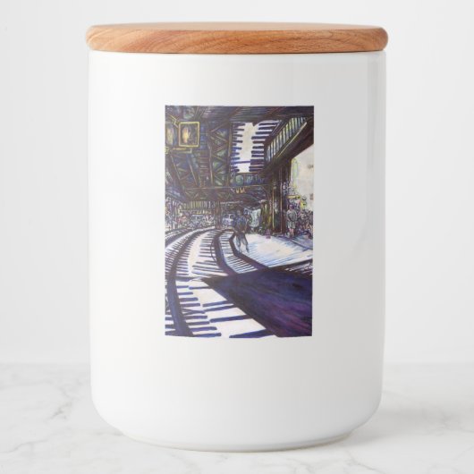 De piano stofzuigen voedselcontainer etiket (Voorkant)