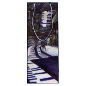 De piano stofzuigen wijn cadeautas (Achterkant)