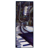 De piano stofzuigen wijn cadeautas (Voorkant)