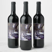 De piano stofzuigen wijn etiket (Flessen)