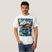De piano wacht 5 t-shirt (Voorkant volledig)