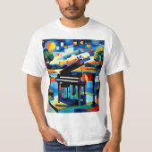 De piano wacht 5 t-shirt (Voorkant)