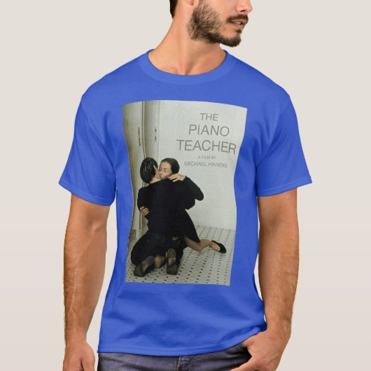 De pianolerares retro t-shirt (Voorkant)