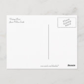 De pianoles briefkaart (Achterkant)