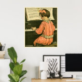 De pianoles poster (Thuiskantoor)