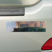 De pianospeler (pianist) (Vrouw muzikant) Bumpersticker (Op auto)