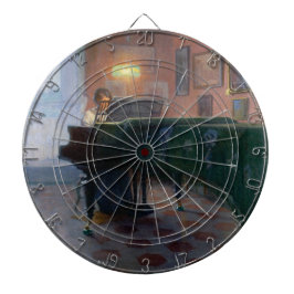 De pianospeler (pianist) (Vrouw muzikant) Dartbord