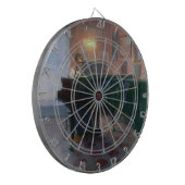 De pianospeler (pianist) (Vrouw muzikant) Dartbord (Voorkant Links)