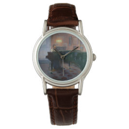 De pianospeler (pianist) (Vrouw muzikant) Horloge