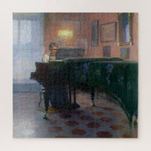 De pianospeler (pianist) (Vrouw muzikant)