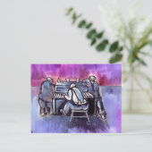 DE PIANOSPLAYER BRIEFKAART (Staand voorkant)