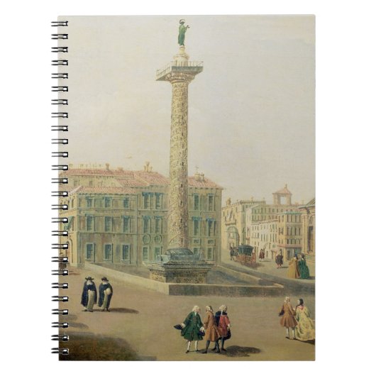 De Piazza Colonna, Rome Notitieboek (Voorkant)