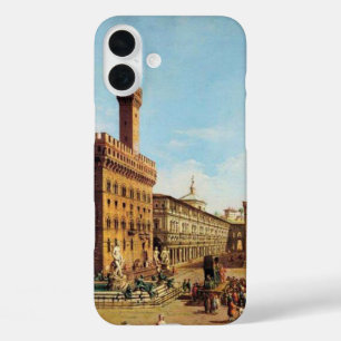 De Piazza della Signoria in Florence iPhone 16 Plus Hoesje