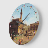 De Piazza della Signoria in Florence Grote Klok (Hoek)