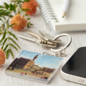 De Piazza della Signoria in Florence Sleutelhanger (Voorkant Rechts)