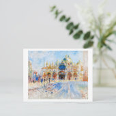 De Piazza San Marco, Renoir Briefkaart (Staand voorkant)