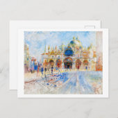 De Piazza San Marco, Renoir Briefkaart (Voorkant / Achterkant)