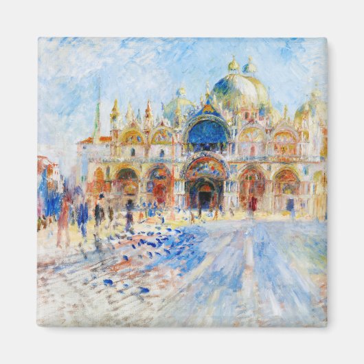 De Piazza San Marco, Renoir Magneet (Voorkant)