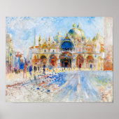 De Piazza San Marco, Renoir Poster (Voorkant)