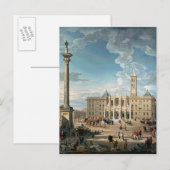 De Piazza Santa Maria Maggiore, 1752 Briefkaart (Voorkant / Achterkant)