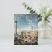 De Piazza Santa Maria Maggiore, 1752 Briefkaart (Staand voorkant)