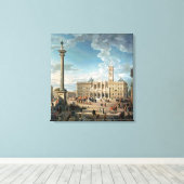 De Piazza Santa Maria Maggiore, 1752 Canvas Afdruk (Insitu (Houten vloer))