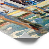 De Piazzetta (ca. 1911) van John Singer Sargent Poster (Hoek)