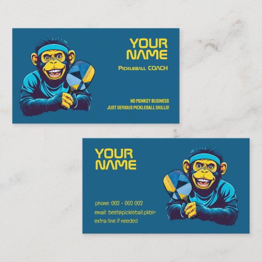 De Pickle Primate Pro Visitekaartje (Voorkant / Achterkant)