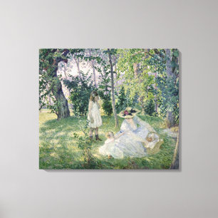 De picknick, 1903 canvas afdruk