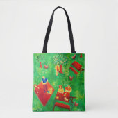 De Picknick Hedenhedendaagse Moderne Kunst Tote Bag (Voorkant)
