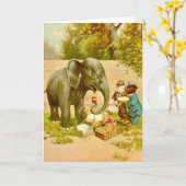 De Picknick  Kaart (Gele Bloem)