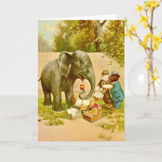 De Picknick  Kaart (Gele Bloem)